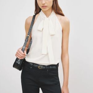 Robert Rodriguez Double Layer Silk Blouse